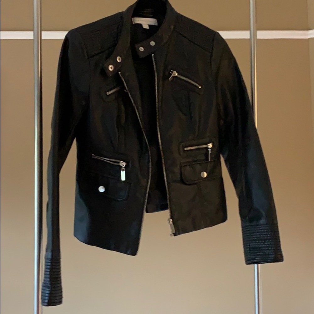 New York and company faux moto jacket